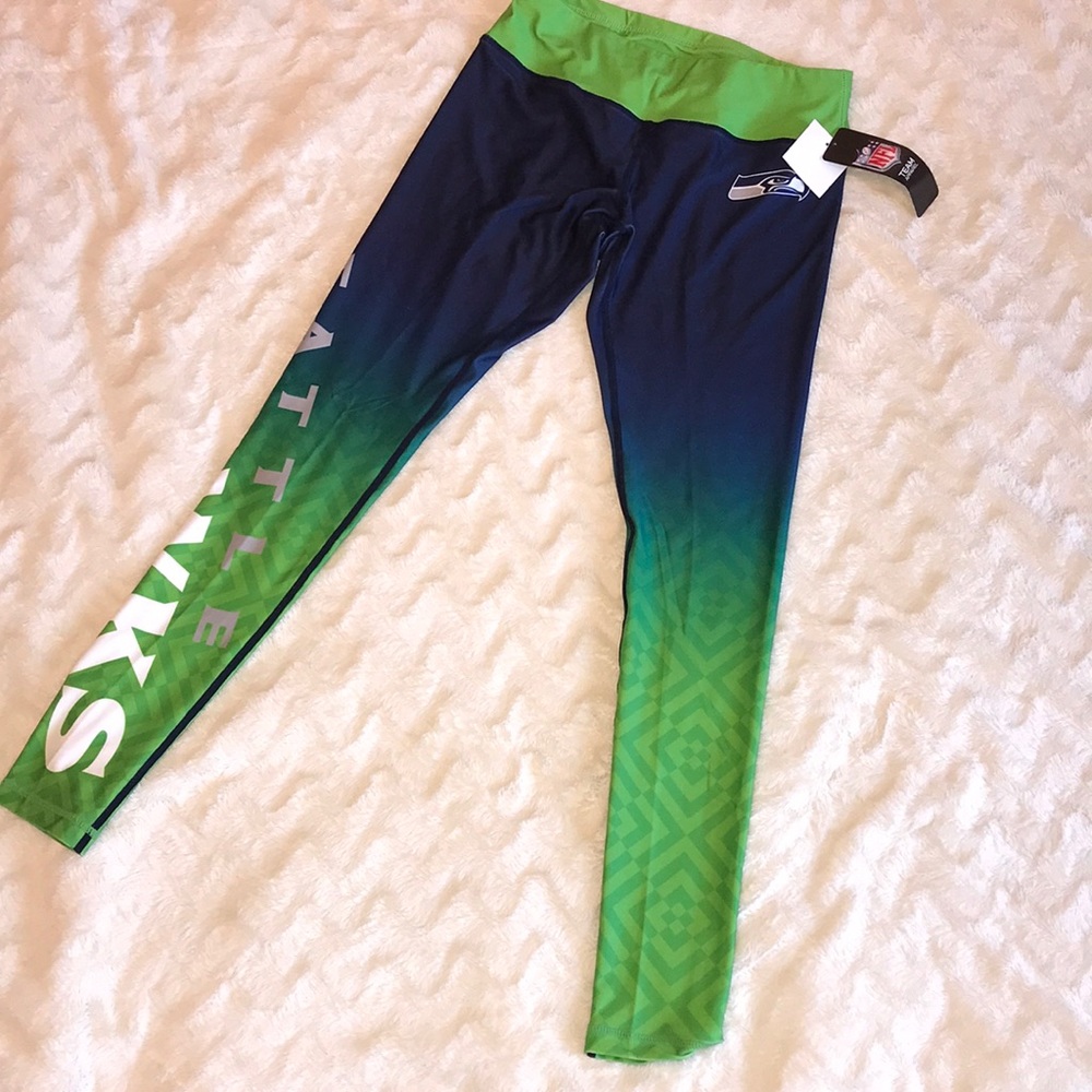 Seattle Seahawk leggings NWT